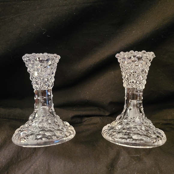 Partylite Crystal Candle Holders